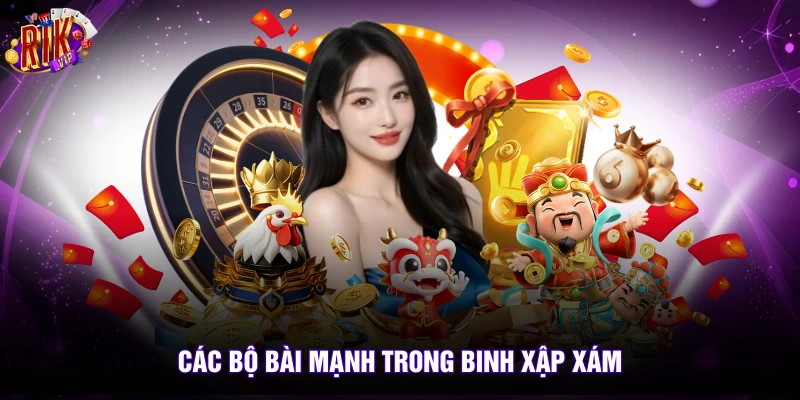 Game Bài Mậu Binh - 6 Bí Kíp Chơi Tại Rikvip Đỉnh Cao 3 Các bộ bài mạnh trong binh xập xám